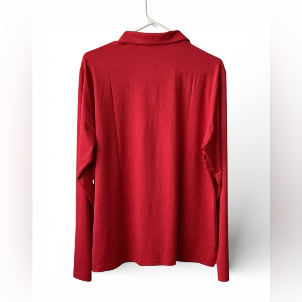 ⛳️ Women’s Red Long Sleeve Golf Shirt - XL - Picture 2 of 7
